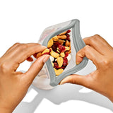 Silicone Reusable Bag  Stand-Up Snack (12 oz) - Fog T0