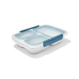 Prep & Go 4.1-Cup Divided Container - Ocean Blue O2