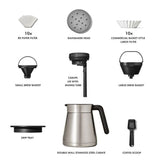 12-Cup Coffee Maker with Podless Single-Serve Function R6