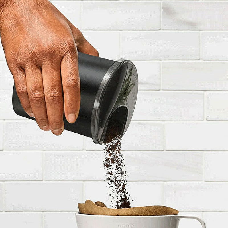 Replacement Coffee Grounds Container for Conical Burr Coffee Grinder - Matte Black S8