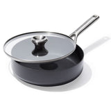 Ceramic Professional Non-Stick 3-Quart Sauté Pan with Lid A6