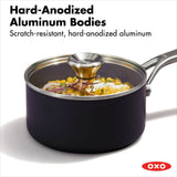 Ceramic Professional Non-Stick 4-Piece Saucepan Set (1.7 Qt & 2.3 Qt) G6