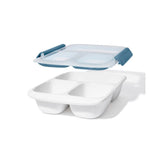 Prep & Go 4.1-Cup Divided Container - Ocean Blue O2