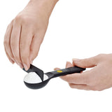 7 Piece Plastic Measuring Spoons - Black E1
