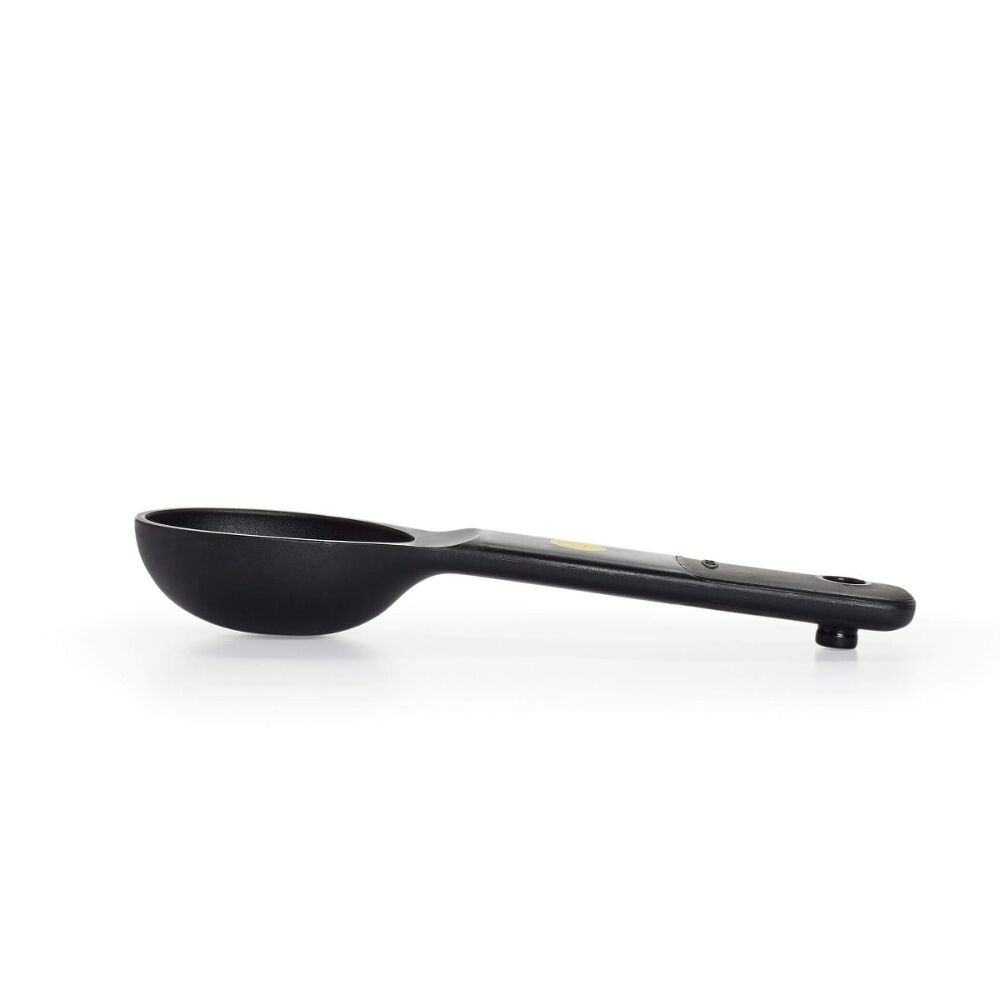 7 Piece Plastic Measuring Spoons - Black E1
