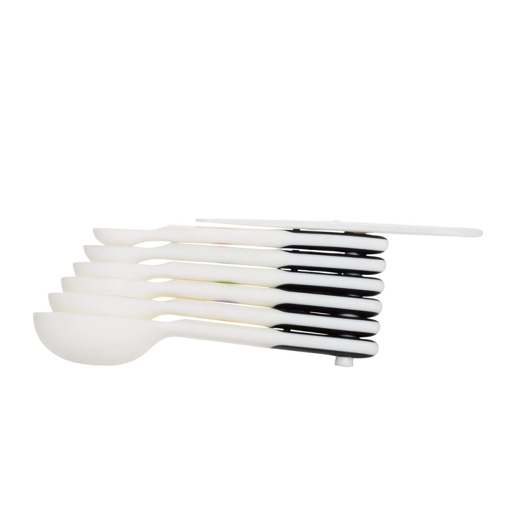 7 Piece Plastic Measuring Spoons - White M3