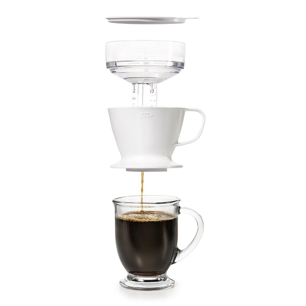 Pour-Over Coffee Maker with Water Tank V8