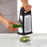 Etched Box Grater With Removable Zester Z1