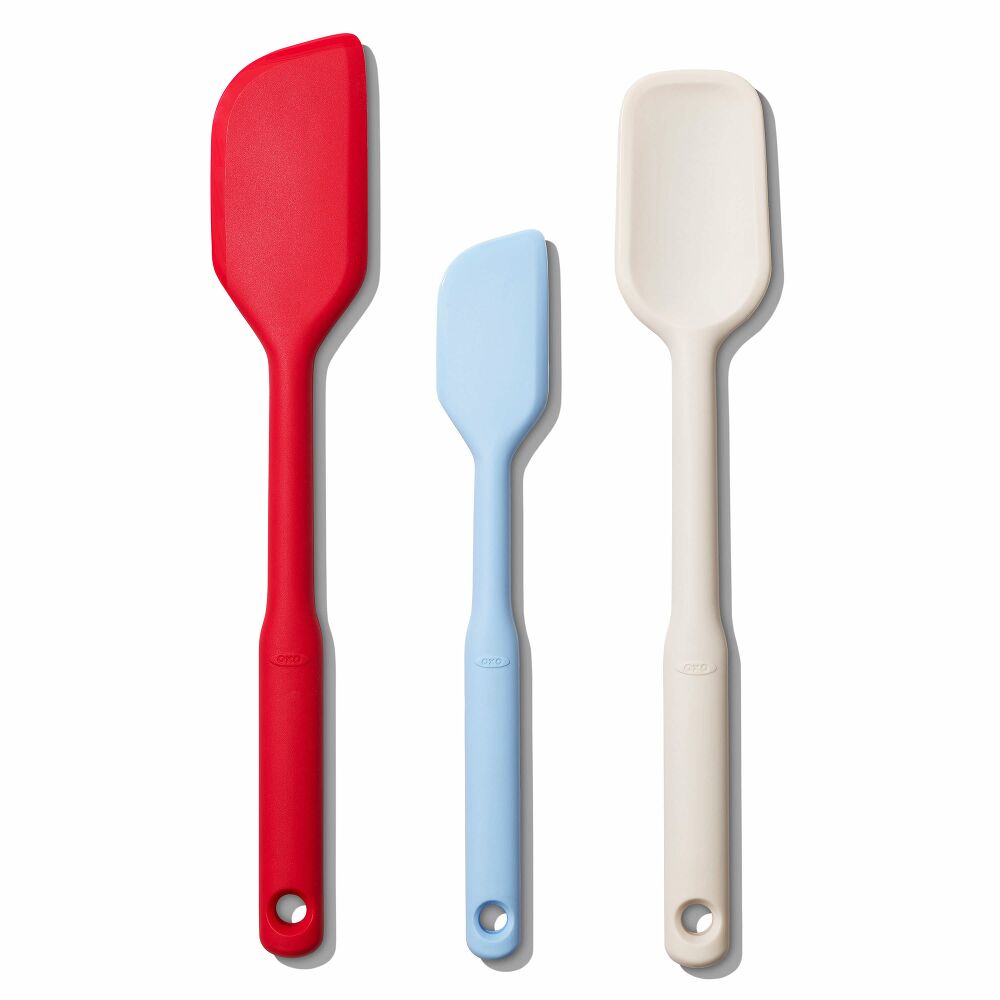 3-Piece Silicone Spatula Set O0