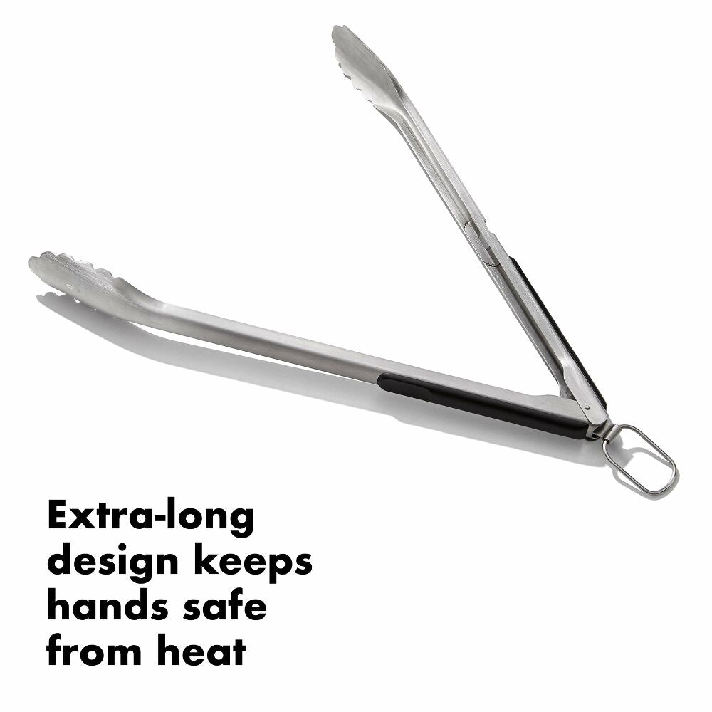 Grilling Tongs with Built-In Bottle Opener B6