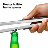 Grilling Tongs with Built-In Bottle Opener B6