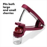 OXO Good Grips Cherry & Olive Pitter - Beet U1