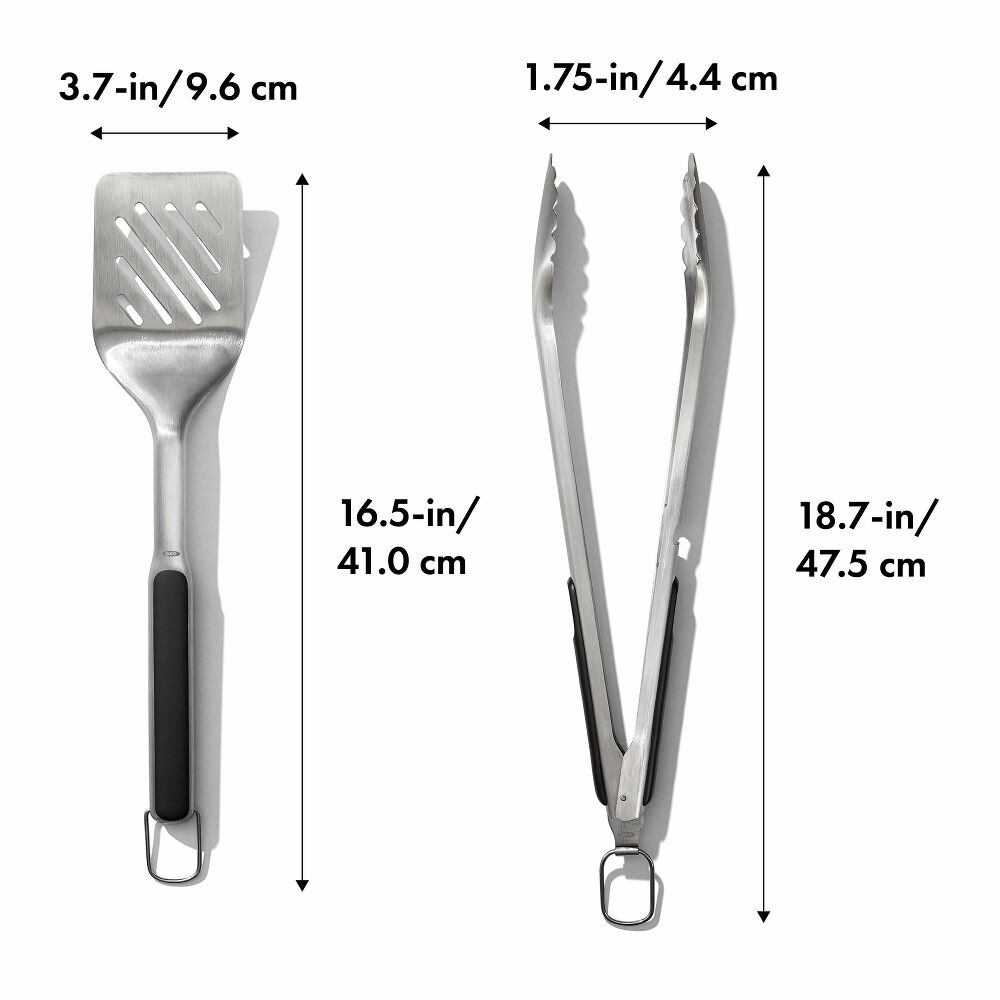 OXO Good Grips Grilling Turner and Tongs Set W1
