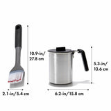 Grilling Basting Pot and Brush Set E1