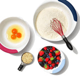 3 Piece Mixing Bowl Set New Colored Handles D3