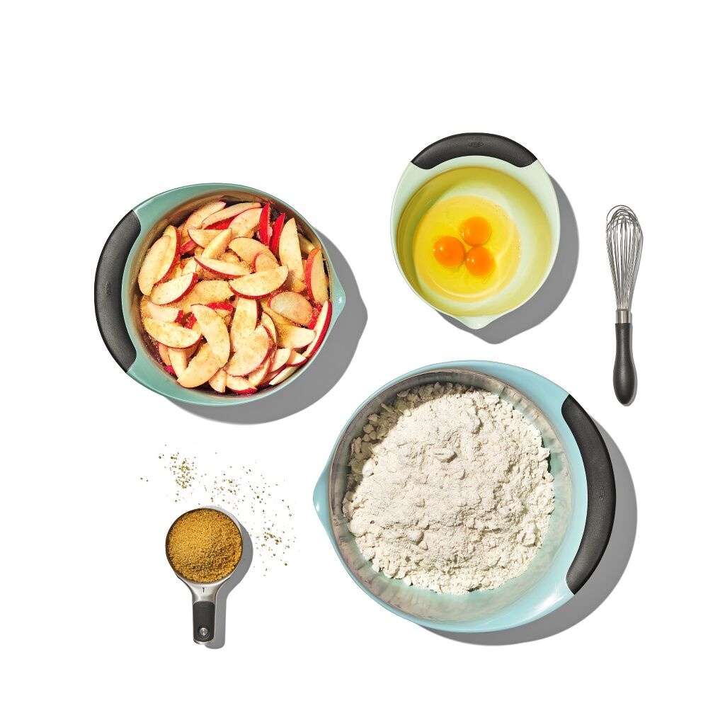 3 Piece Mixing Bowl Set - Cadet Blue, Tower Grey, Jade Z1