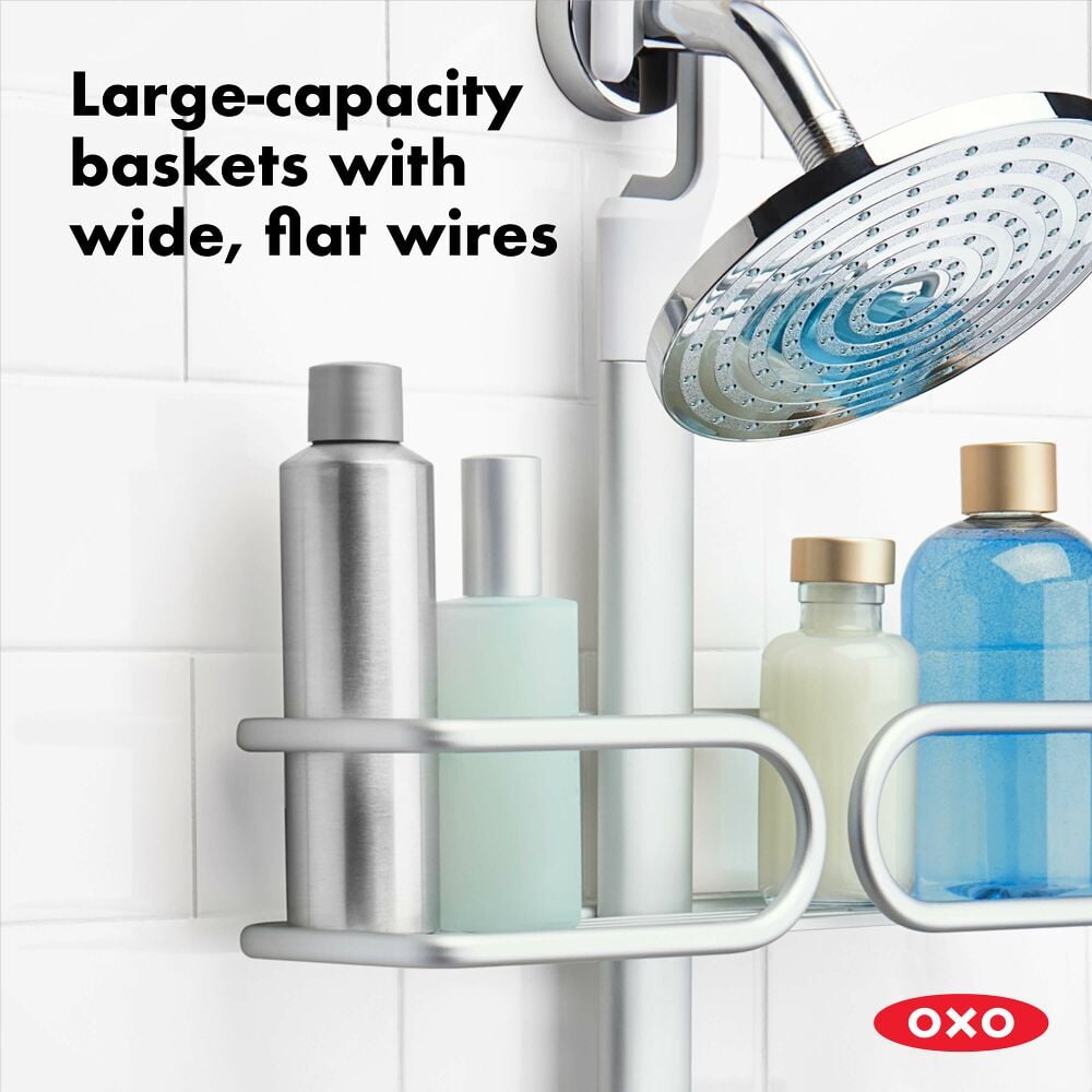 Aluminum 3-Tier Shower Caddy T4