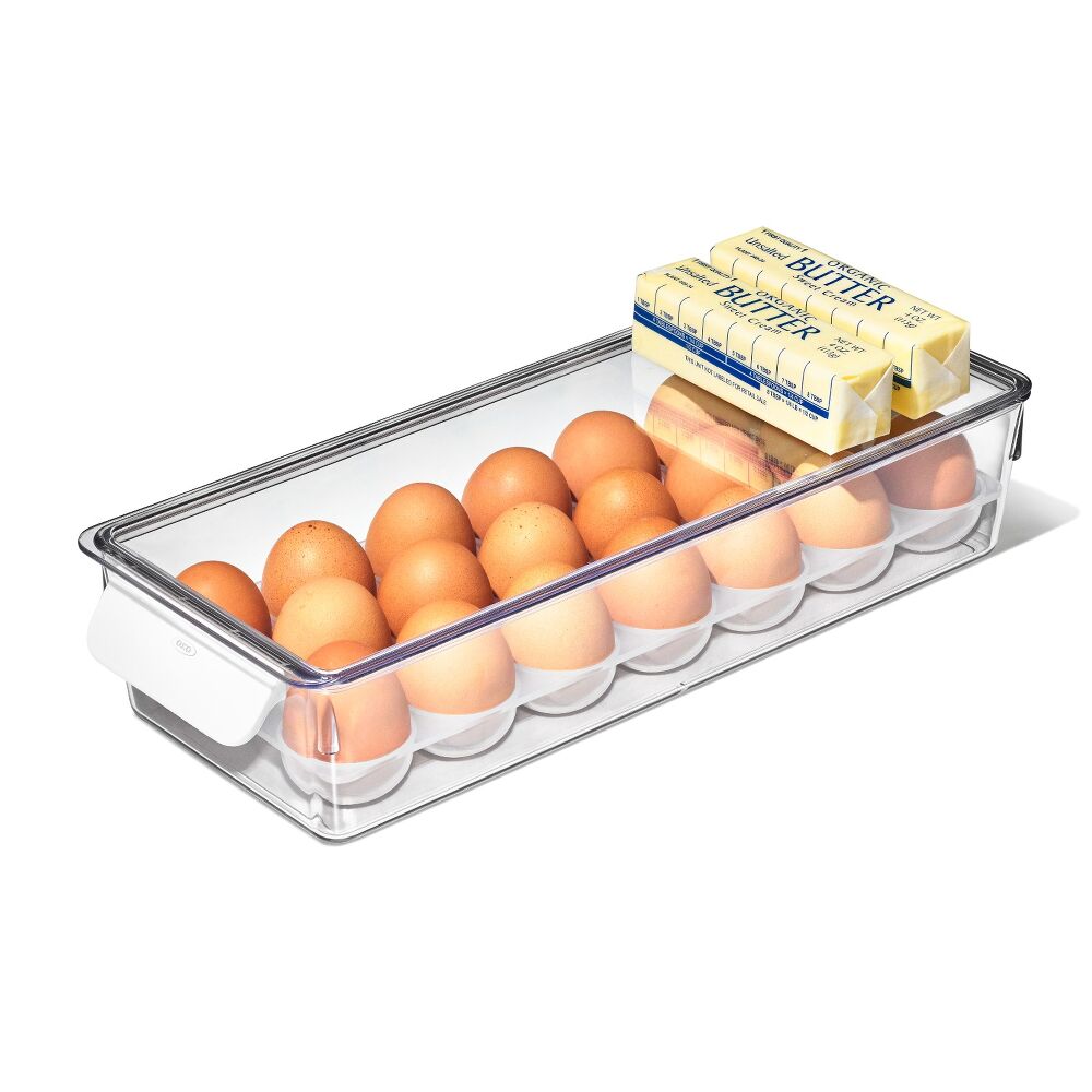 Refrigerator Egg Bin With Removable Tray F8