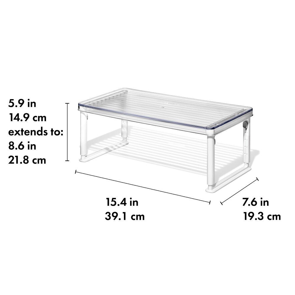 Adjustable Refrigerator Shelf Riser S9