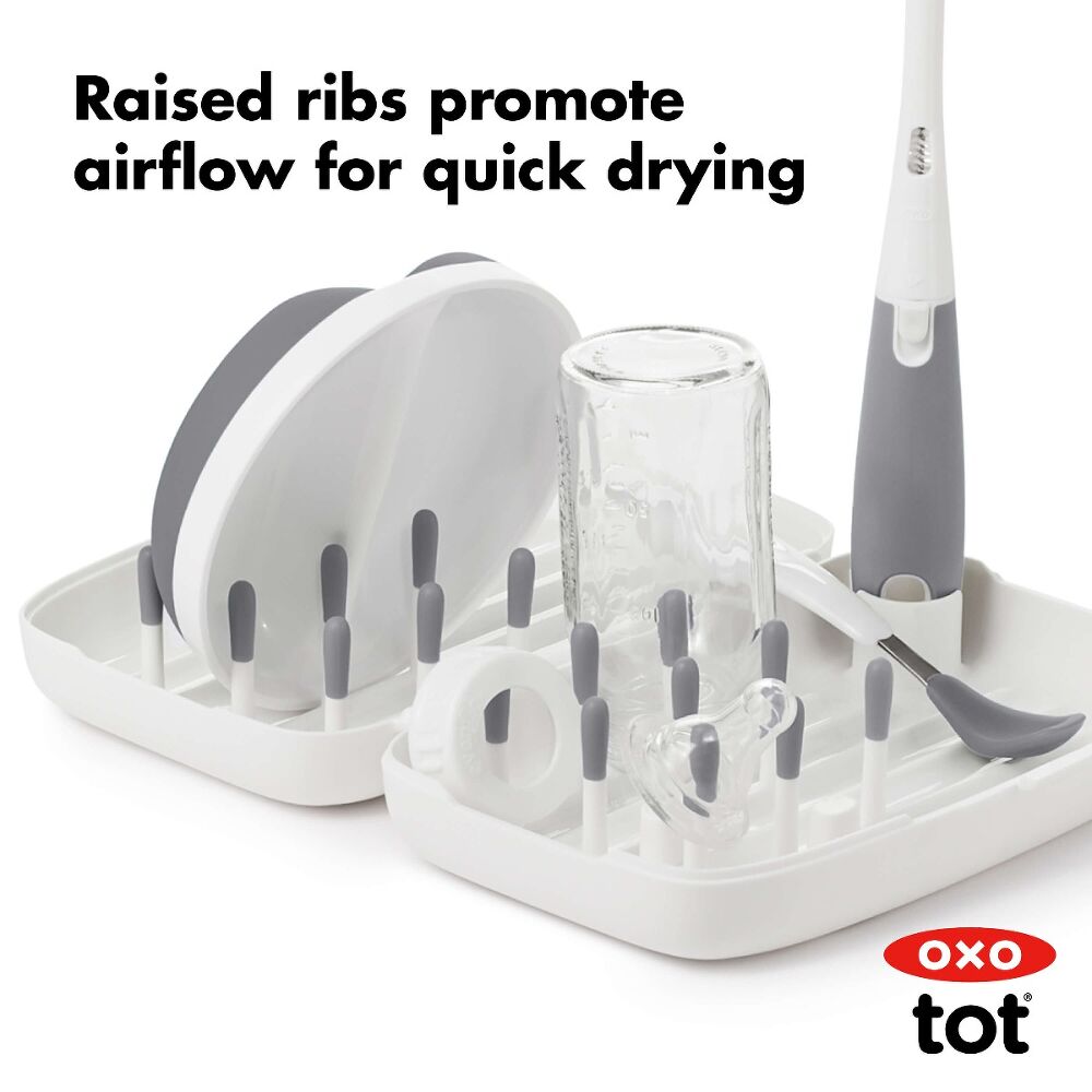 On-the-Go Drying Rack with Bottle Brush G4