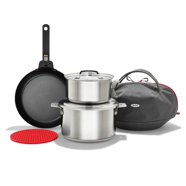 Outdoor Camp Cookware Set with Travel Bag S9