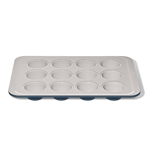 Non-Stick Pro Ceramic Coated Metal Bakeware 12 Cup Muffin Pan A8