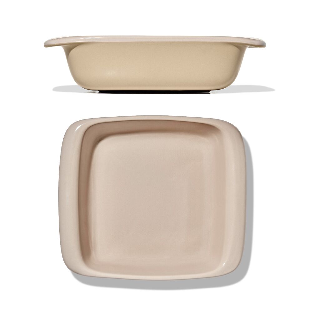 2 Qt Square Stoneware Baking Dish H1