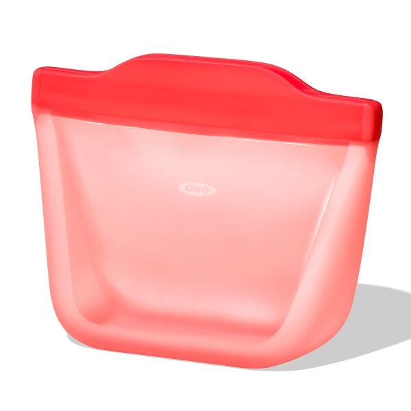 Silicone Reusable Bag - Stand-Up Snack (12 oz) – Watermelon V0