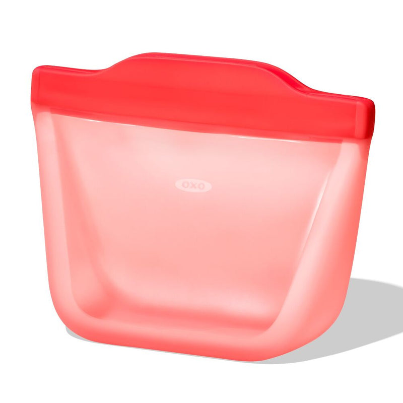Silicone Reusable Bag - Stand-Up Snack (12 oz) – Watermelon P5
