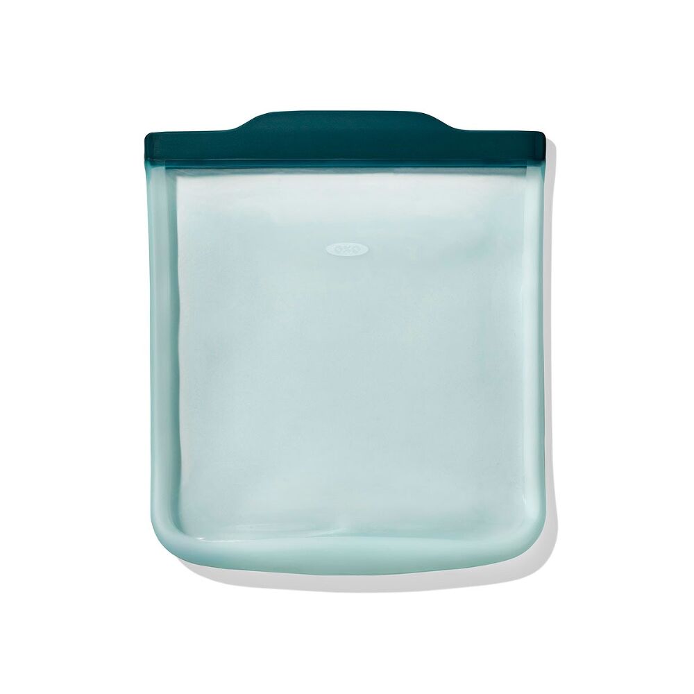 Silicone Reusable Bag - 4 Piece Starter Set - Oat/Lagoon U7