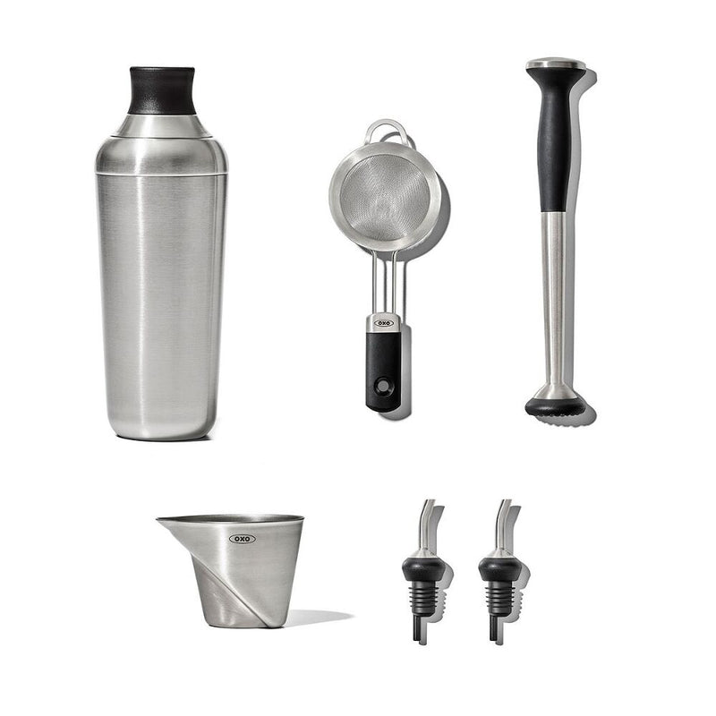 Steel 6-Piece Barware Set X7