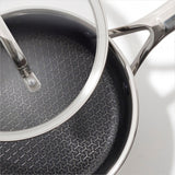 Trident Hybrid Non-Stick Stainless Steel 2.5 Qt Saucepan with Lid E1