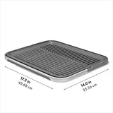OXO Good Grips Compact Drying Rack with Dish Rest E3