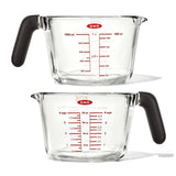 2-Cup and 4-Cup Glass Measuring Cup Set E9