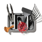 Adjustable Stainless Steel Utensil Holder - Large K4