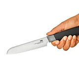 5 in Serrated Utility Knife with Locking Sheath M3