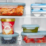 12-Piece Smart Seal Glass Container Set - Arctic Blue M9