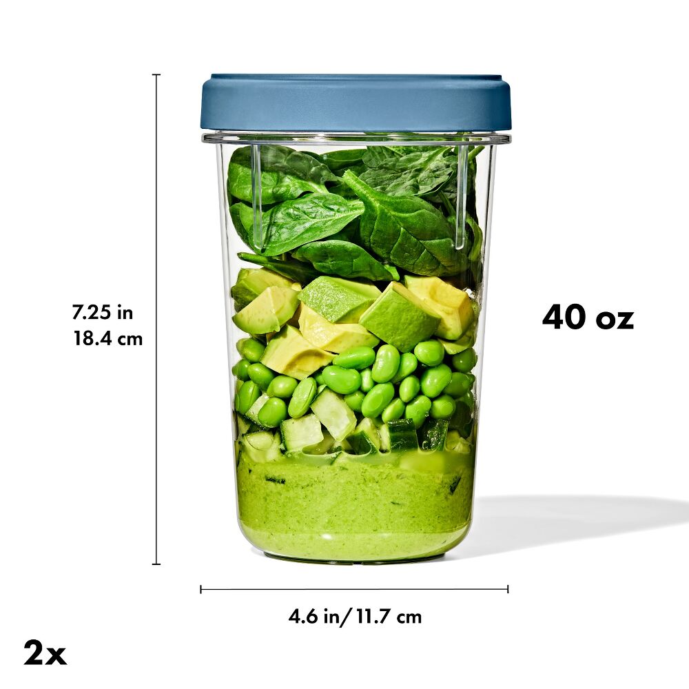 Twist & Stack Container (40 oz) - 2-Pack K7