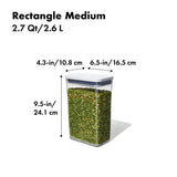 POP Container - Rectangle Medium (2.7 Qt/2.6 L) N9