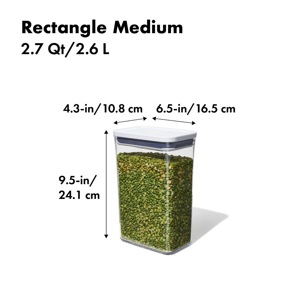 POP Container - Rectangle Medium (2.7 Qt/2.6 L) N9