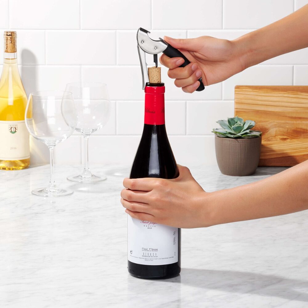 OXO Steel Double Lever Waiter's Corkscrew E6