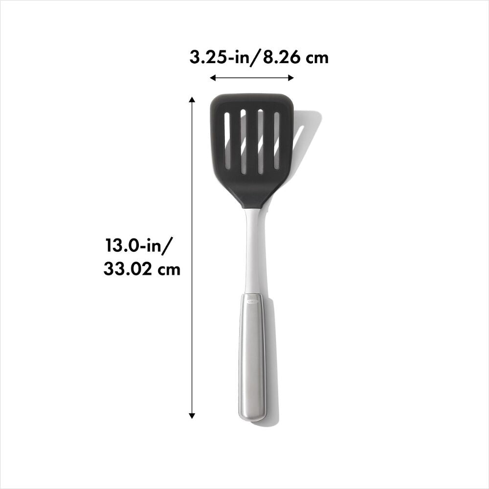 OXO Steel Silicone Flexible Turner D8