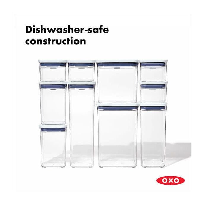 POP Container - Rectangle Tall (3.7 Qt.) X5