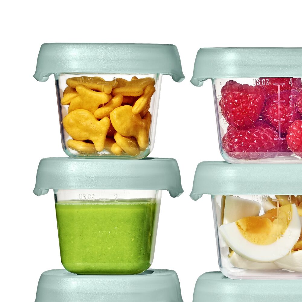 12-Piece Baby Blocks Food Storage Container Set - Opal G6