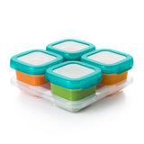 6 oz Baby Blocks™ Plastic Freezer Storage Containers - Tot Teal X9