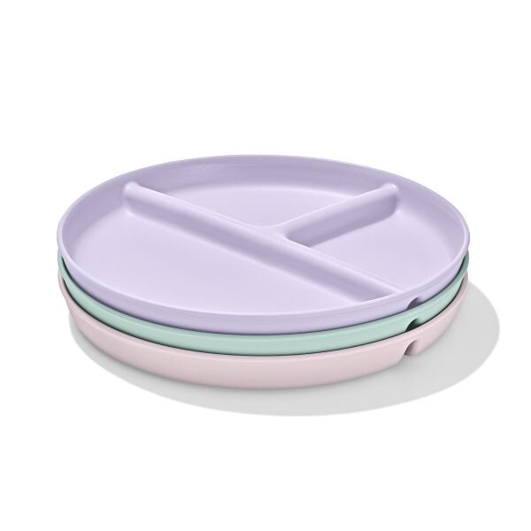 Stackable Divided Plates Set - 3 Pack T4