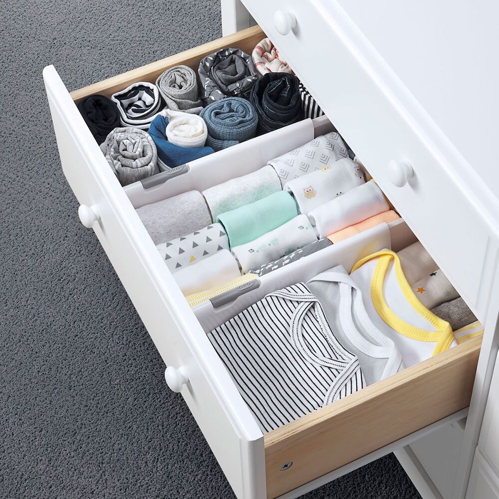 OXO TOT Expandable Dresser Drawer Divider - 4 Pack T4